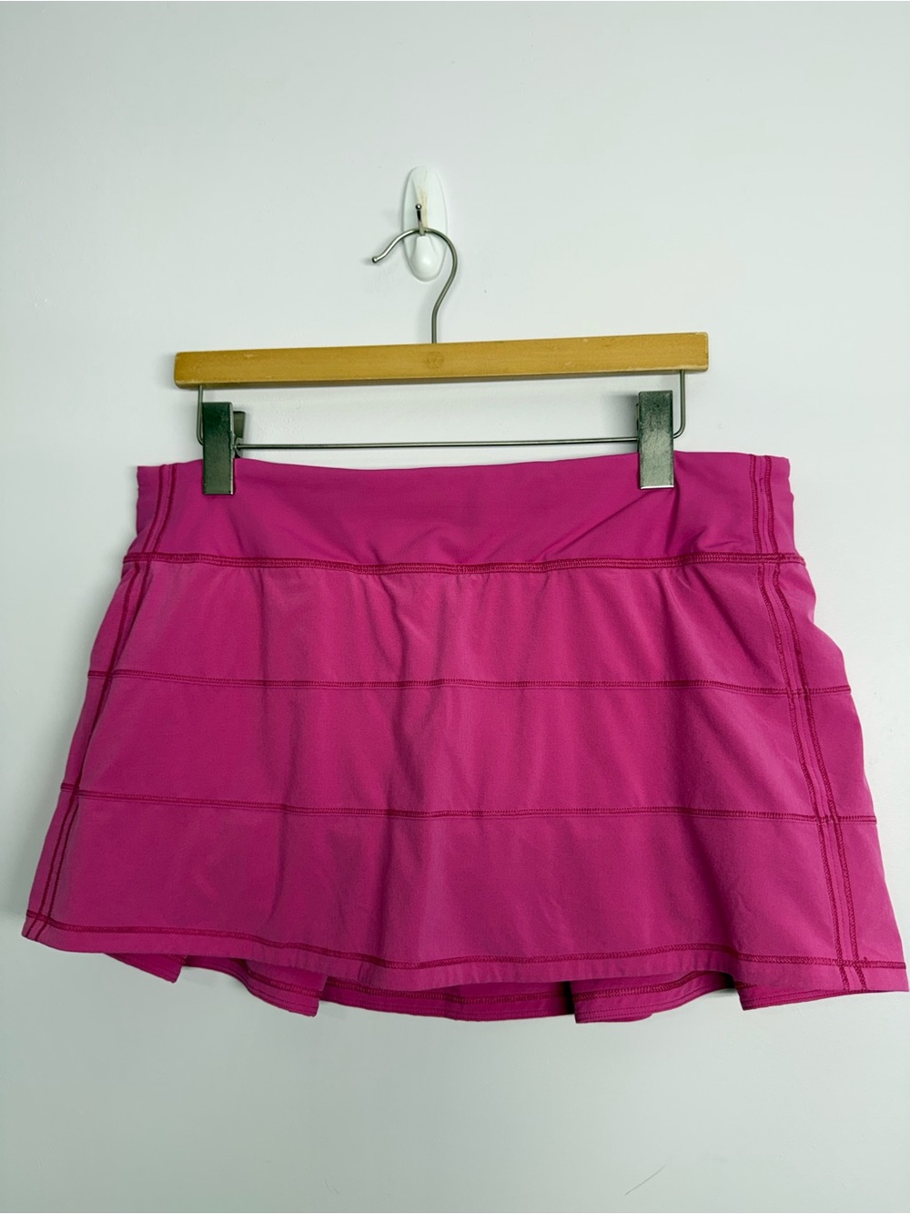 168: Lululemon Pace Rival Mid Rise Skirt Sonic Pink Size 12